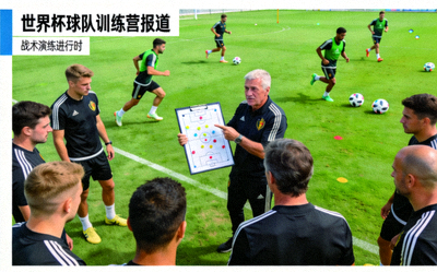 世界杯球队训练营报道 - 球员进行战术演练